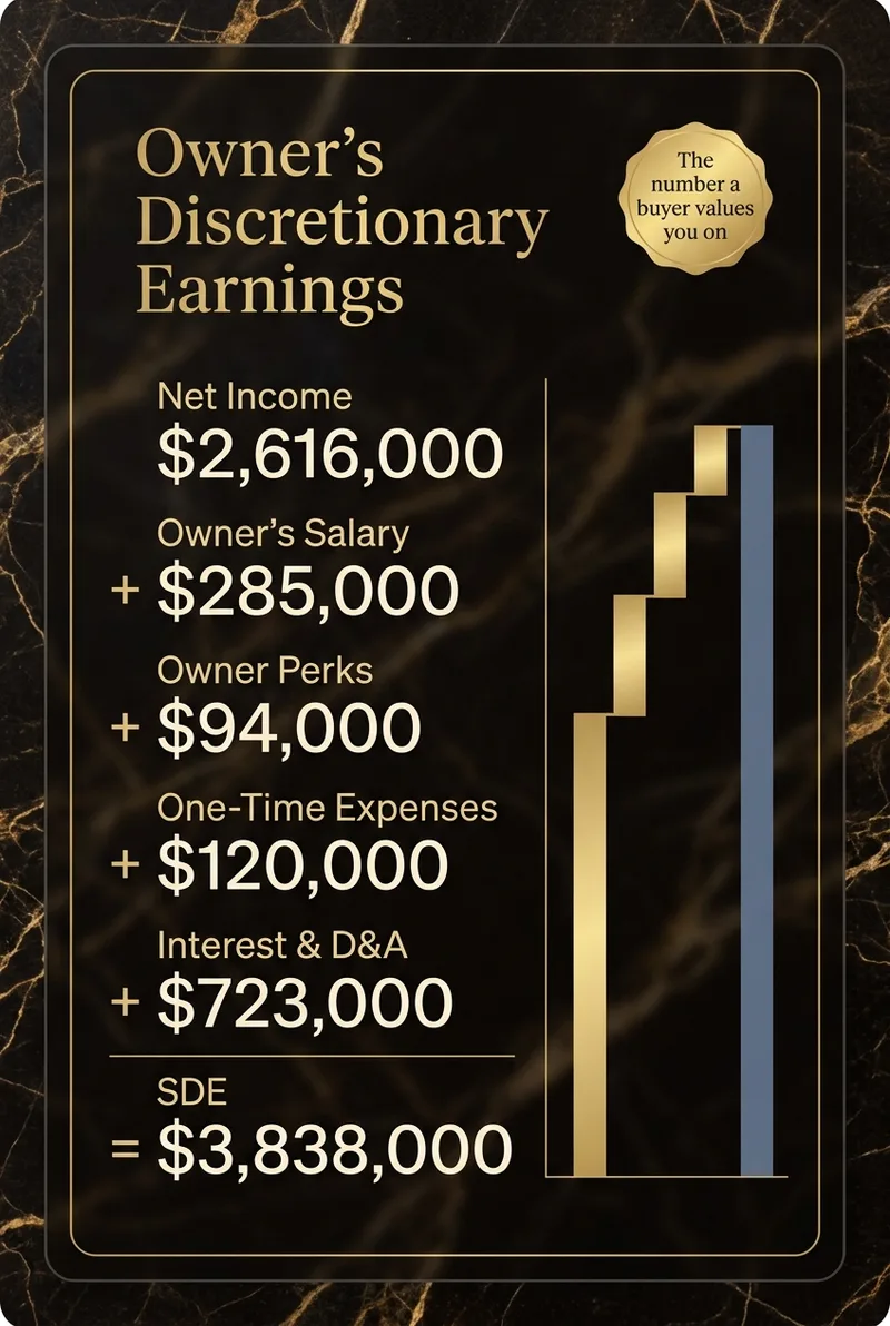 Owner's Discretionary Earnings (SDE)